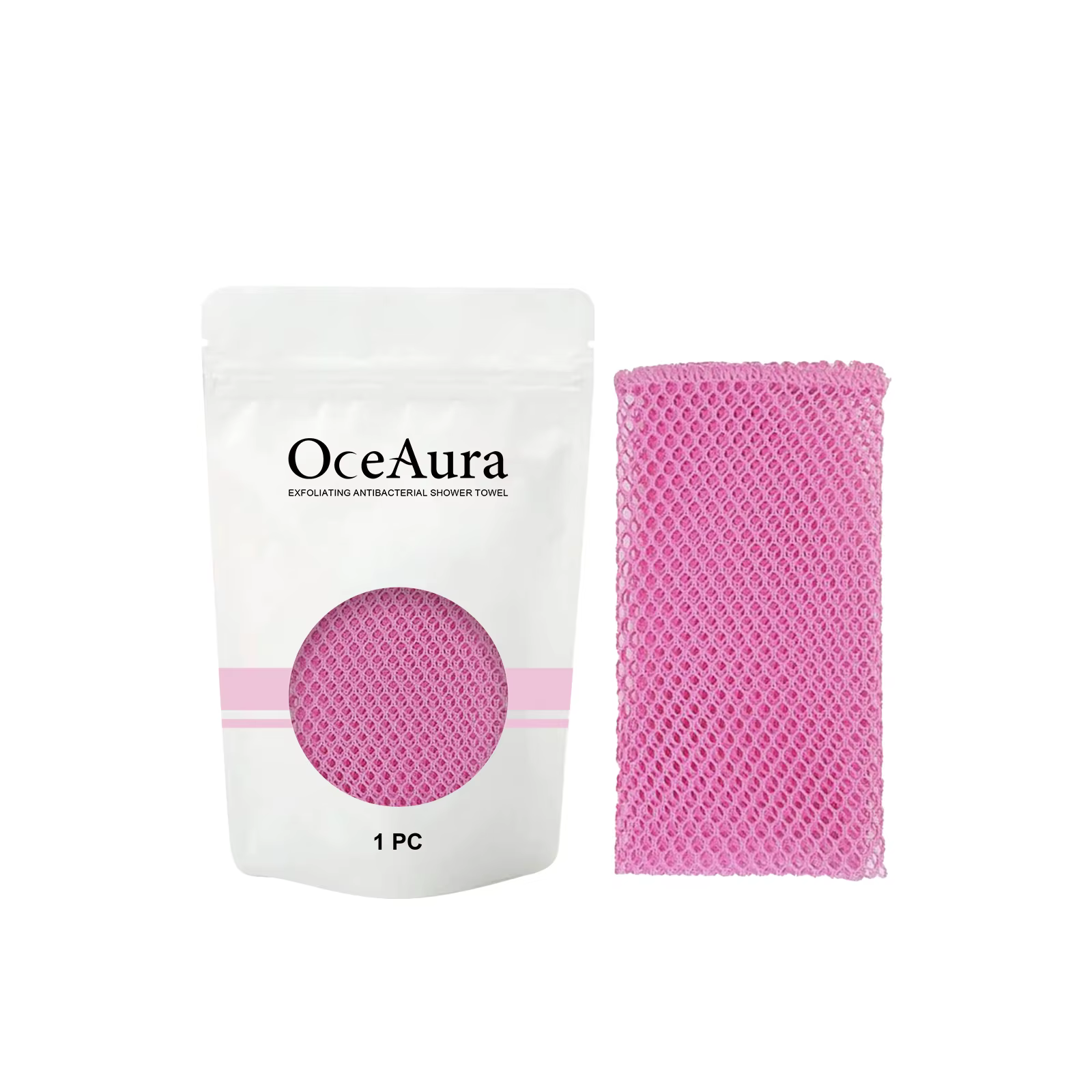 Gant de toilette pour le dos