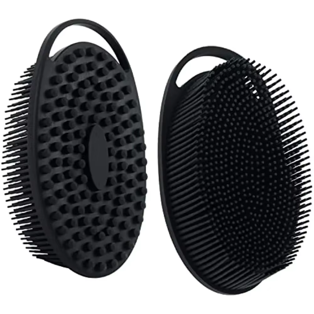 Brosse de massage exfoliante douce en silicone pour le corps