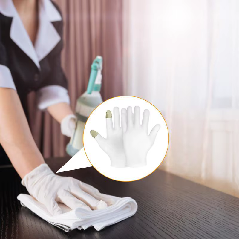Gants hydratants en Fiber d'argent
