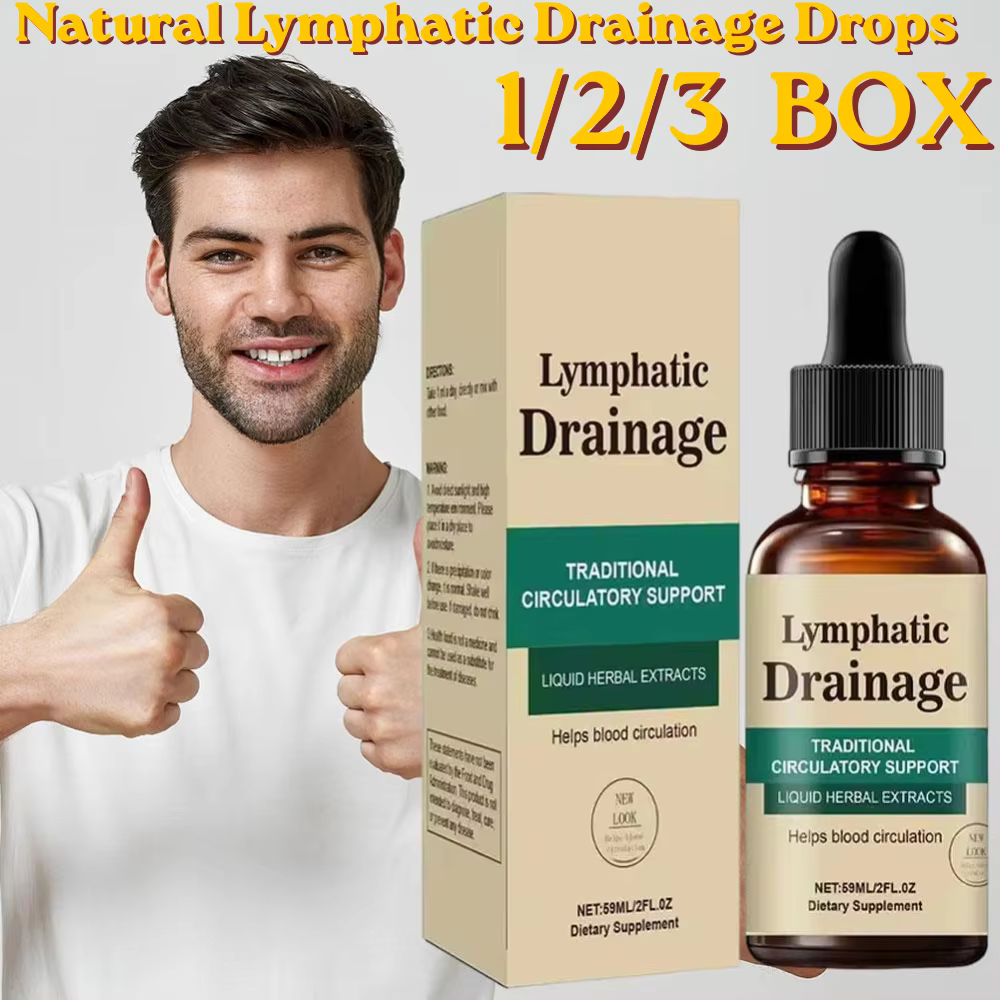 Gouttes de drainage lymphatique naturelles