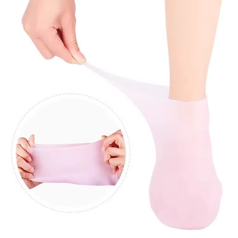 Chaussettes en gel hydratant en silicone
