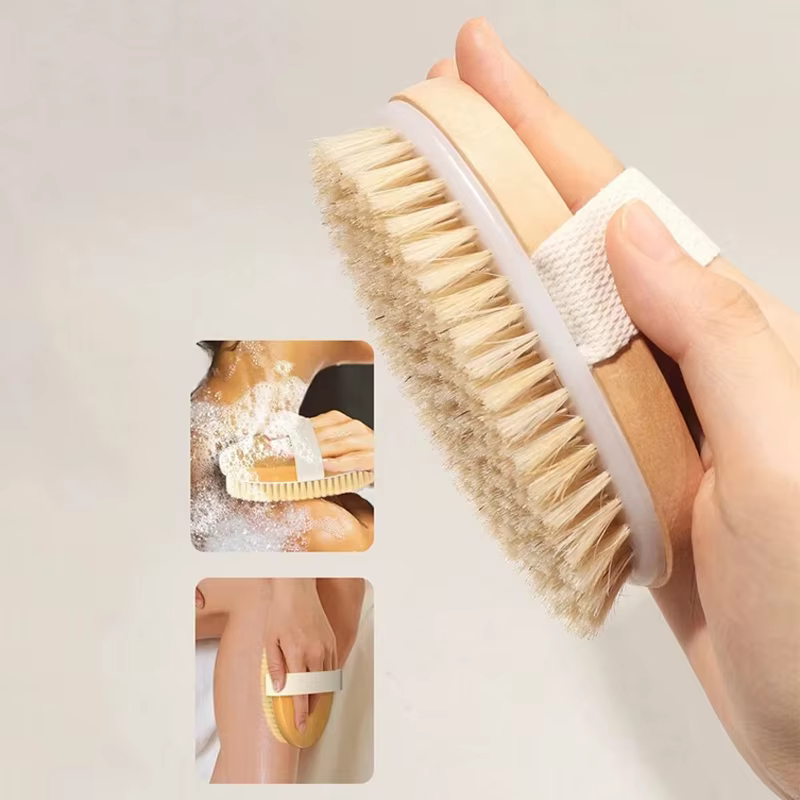 Brosse corporelle pour peau sèche et humide