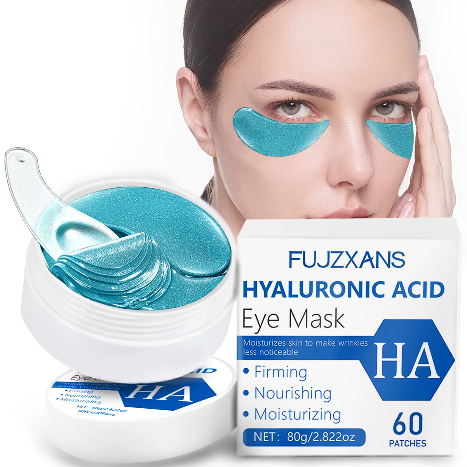 Masque pour les yeux à l'acide hyaluronique