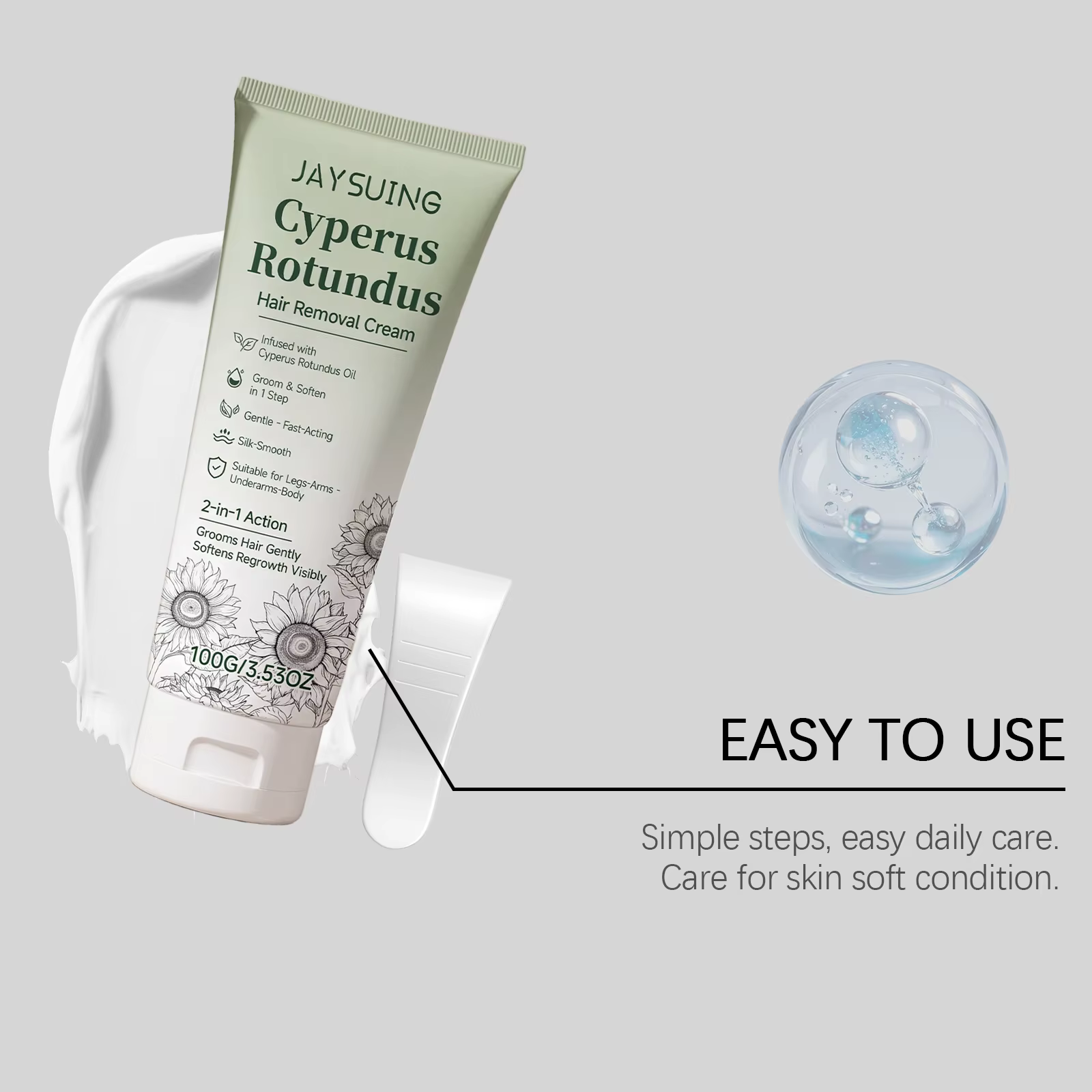 Crème dépilatoire Cyperus Rotundus