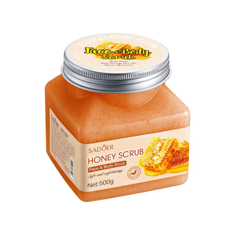 Gommage exfoliant et nettoyant au miel 500g