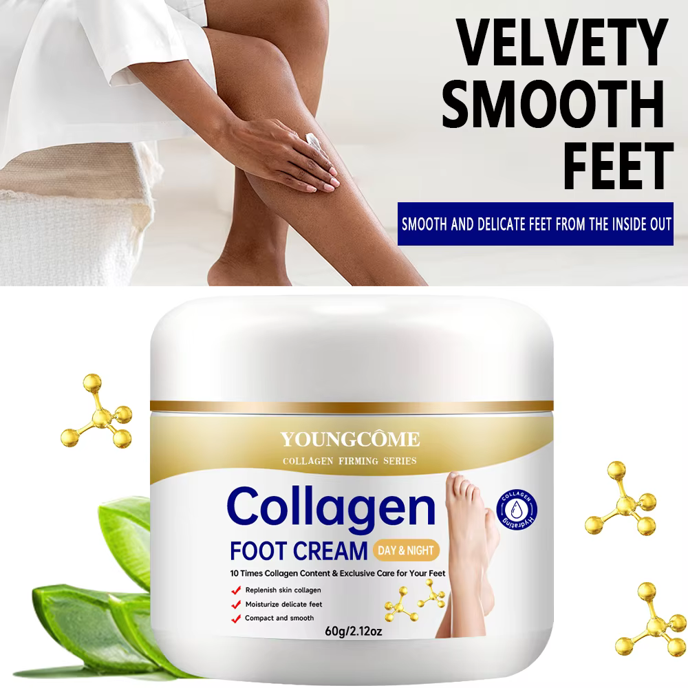 Crème pour les pieds au collagène