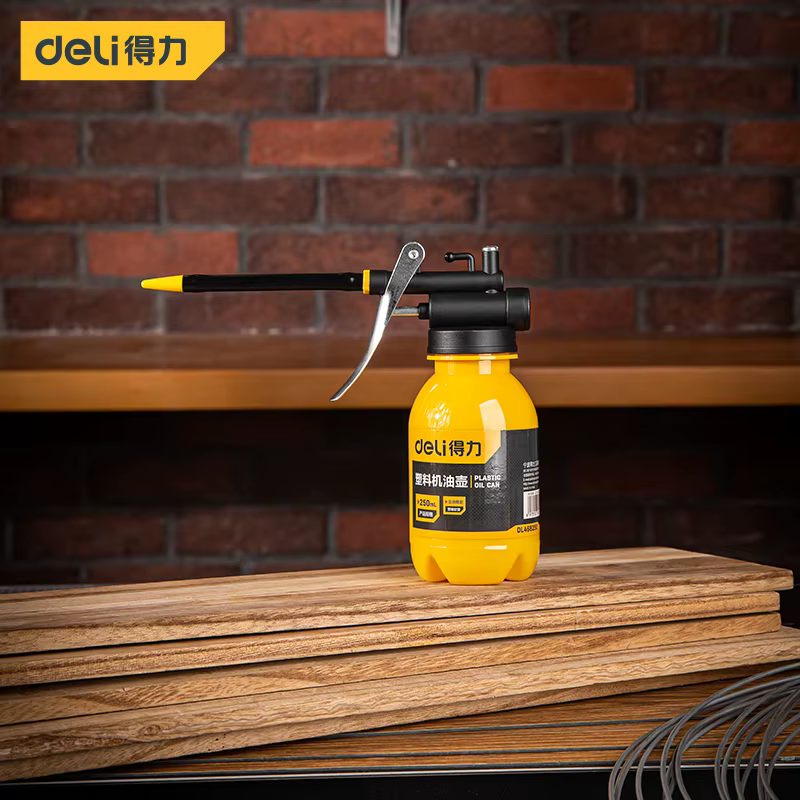 Deli – huileur d'huile en métal, pompe haute pression, pistolets à graisse, Pot d'huile de voiture, bouteille de réparation automobile, outil manuel 250ml 300ml 500ml