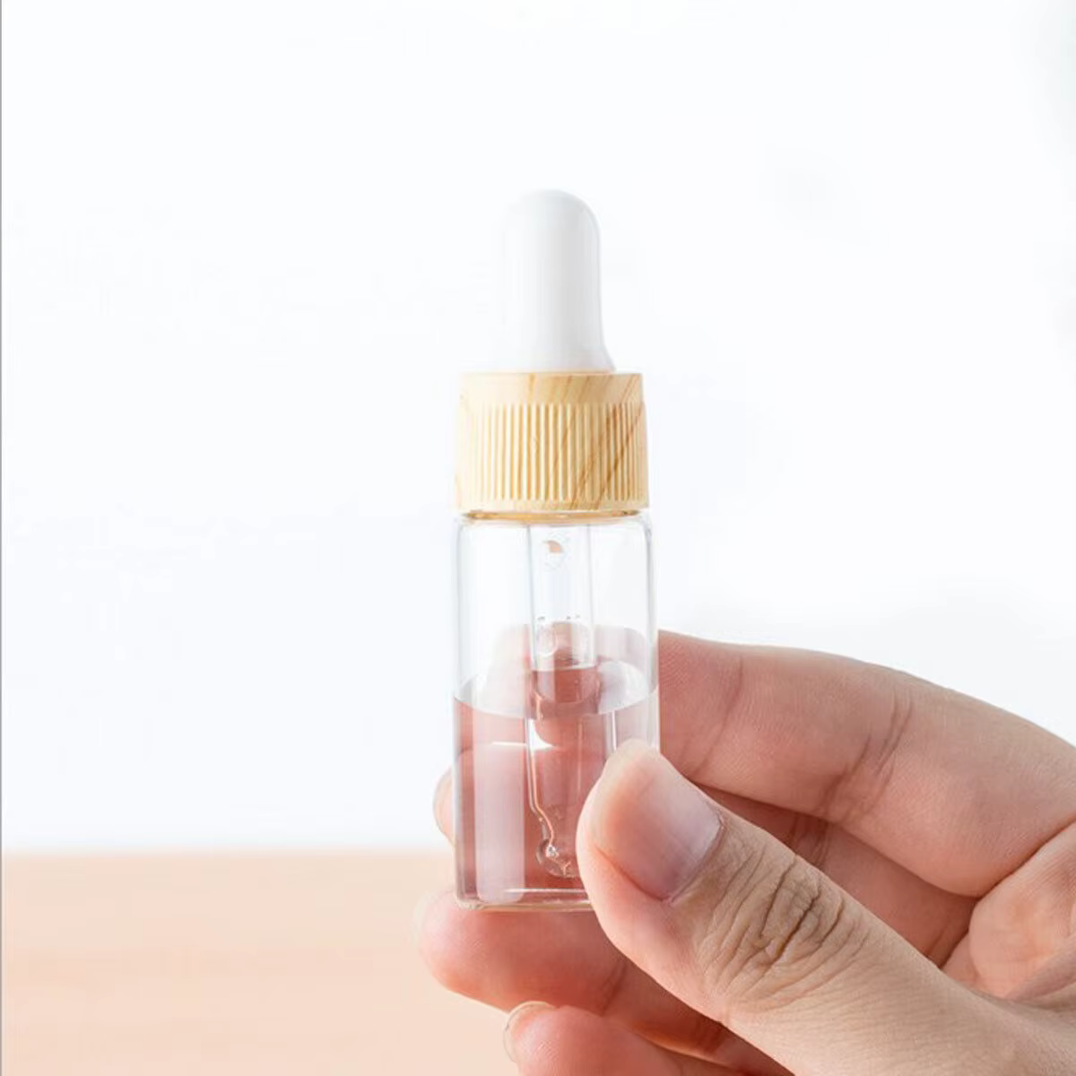 Flacon compte-gouttes en verre transparent 10x5ml - 20ml