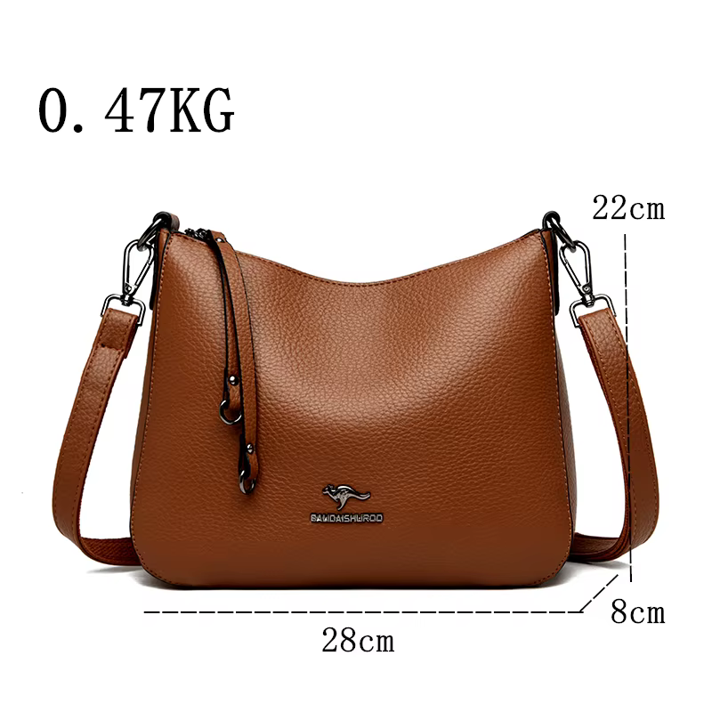 Sacs à main de luxe en cuir de grande capacité pour femmes, fourre-tout de styliste, Sac à bandoulière pour dames, sacoches de Shopping