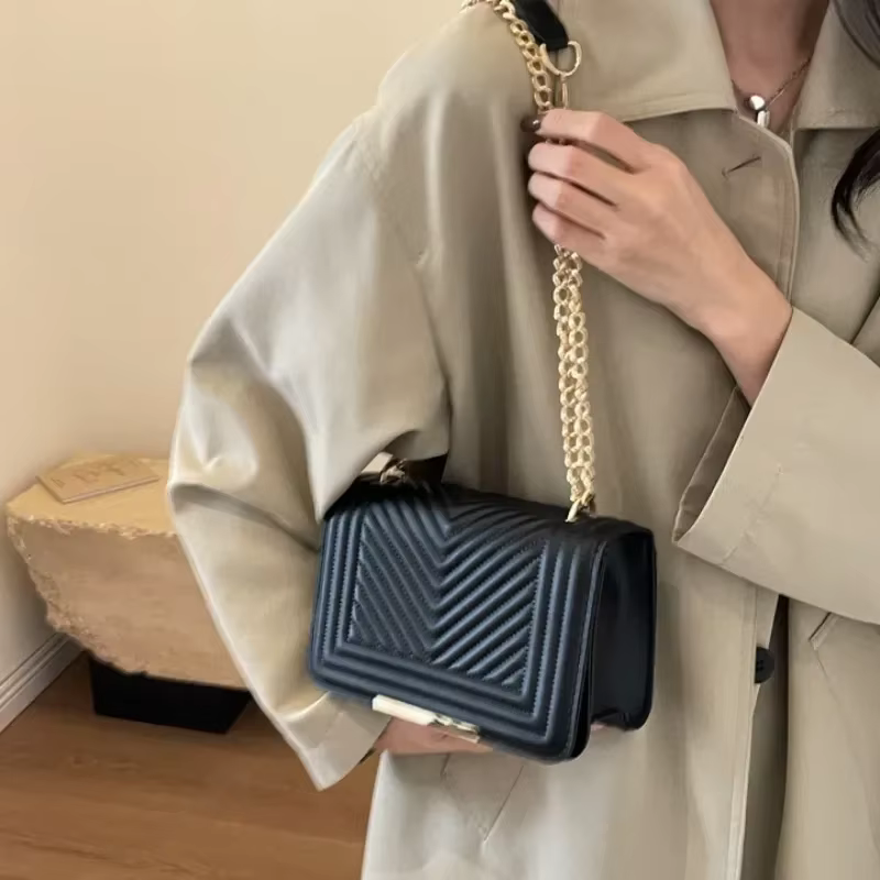 Petits sacs à main en cuir PU pour femmes, sacs à bandoulière initiés, sac à bandoulière, sac à main Messenger, créateur de mode, luxe, tendance féminine, 2024
