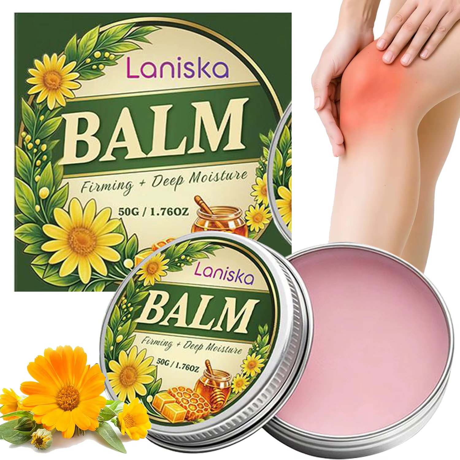 Baume Hydratant Apaisant Miracle : Soulage les Douleurs Musculaires