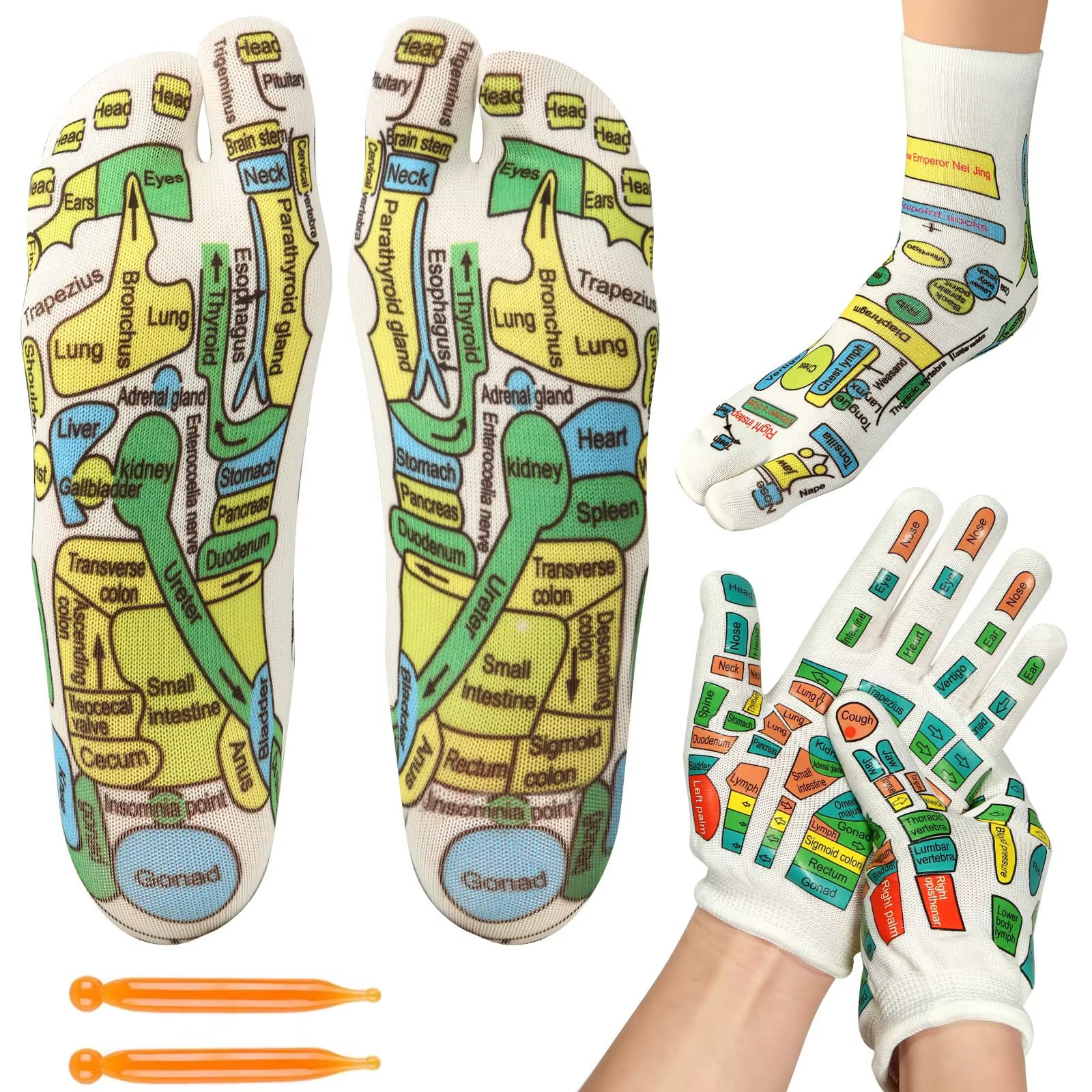 Chaussettes de réflexologie