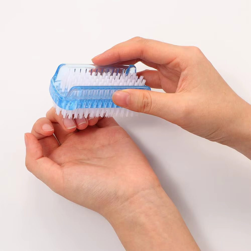 Brosse à Ongles Double Face Douce pour Manucure et Pédicure