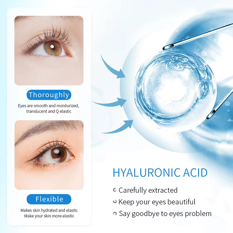 SADOER crème pour les yeux à l'acide hyaluronique Anti cernes rides hydratant Anti-âge crèmes Anti-rides