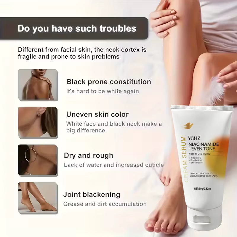 Crème éclaircissante pour le visage et le corps