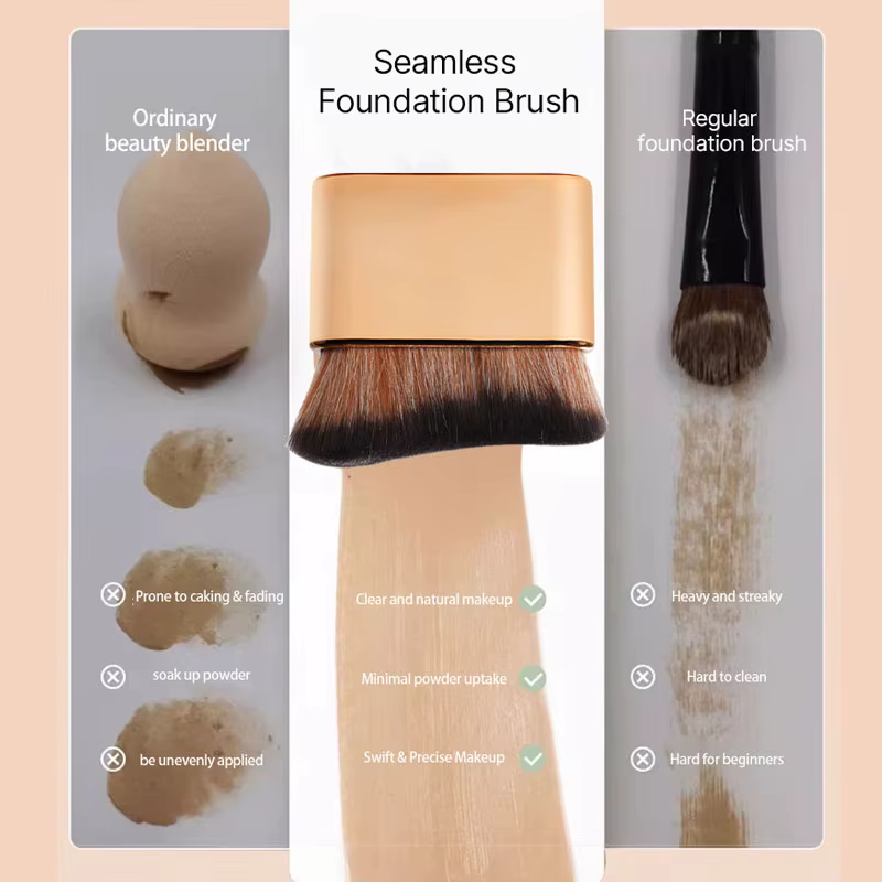 Pinceau de maquillage pour le contour du bronzage