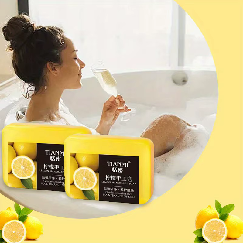 Savon fait main au citron 2 pièces