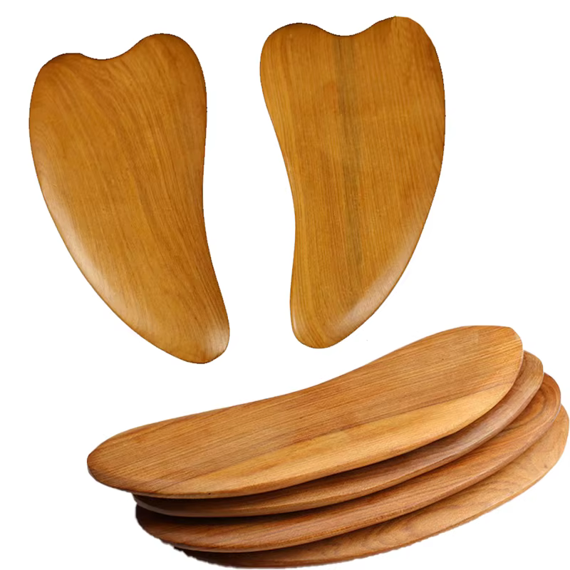 Grattoir Gua Sha en bois