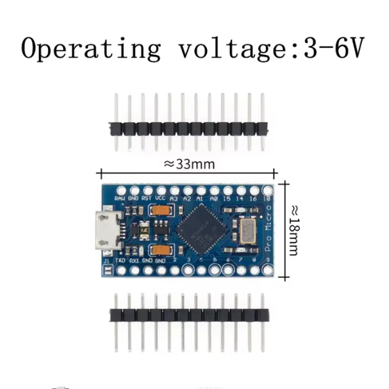 Carte de développement de microcontrôleur pour chargeur de démarrage Ardu37, Pro Micro utilisant Atmega32U4, auto-procureur, mise à jour, 5V, 16M