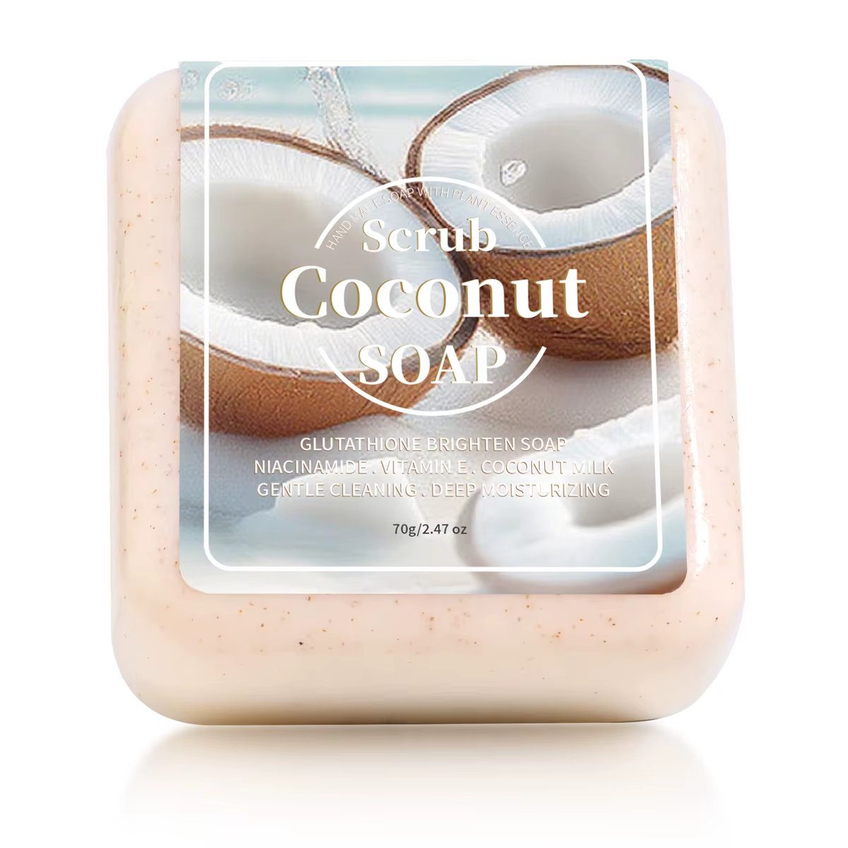Gommage au glutathion et au noix de coco