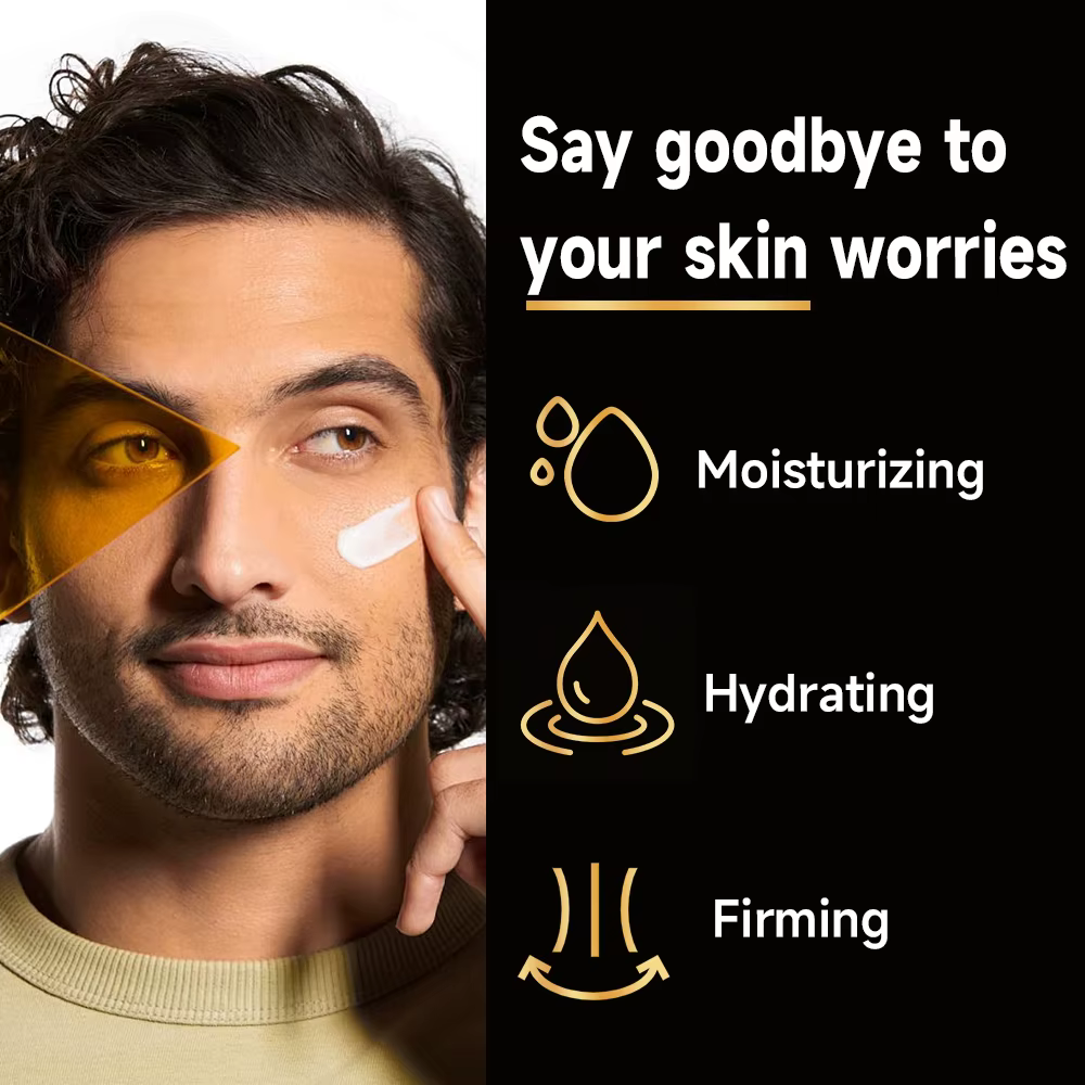 Crème raffermissante et hydratante au collagène rétinol pour hommes