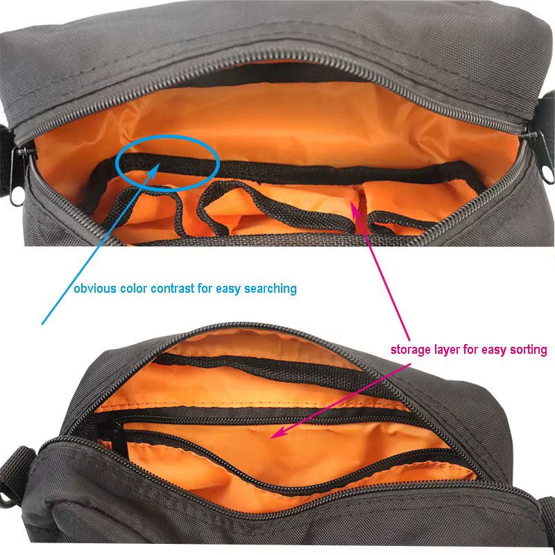 Sac de guidon de moto, sac à outils de moto, sac de fourche de moto, sac d'accessoires de rangement avant, sac à bandoulière, sac de taille