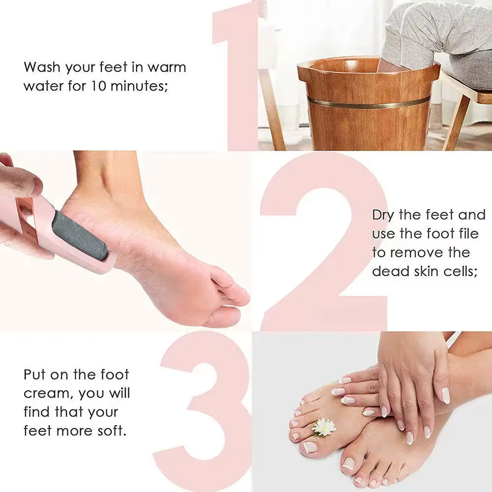 Lime à callus électrique rechargeable sans fil
