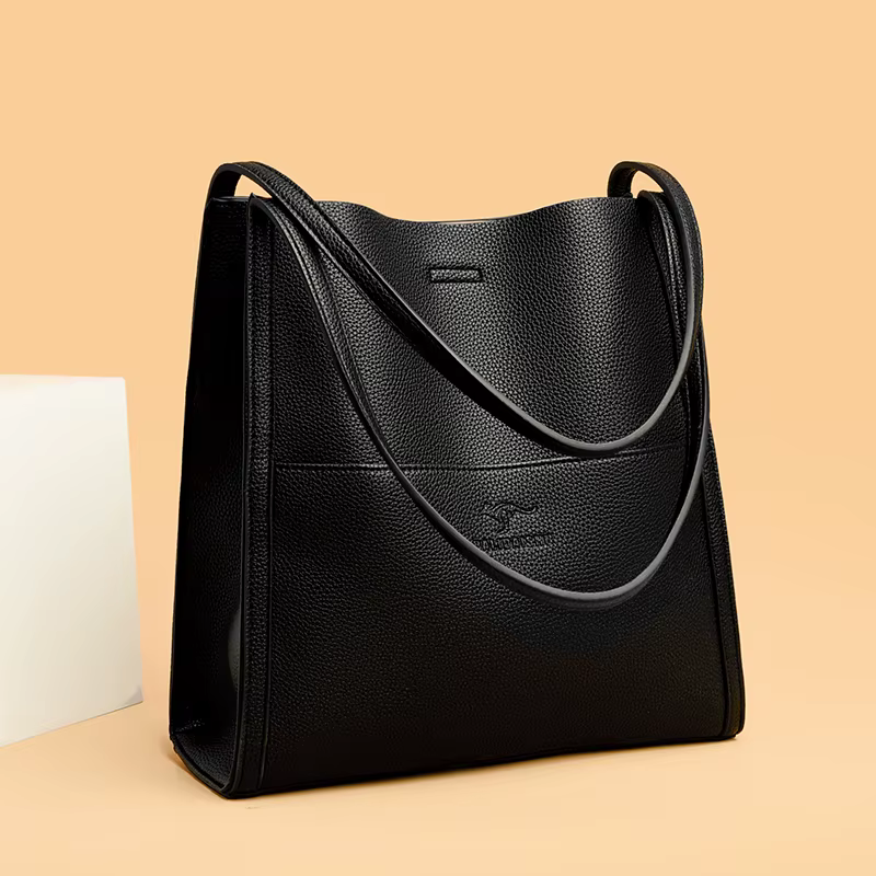 Sac à bandoulière en cuir véritable pour femme, sac à main 3 couches, sac fourre-tout initié, sac à main femme, haute qualité, marque de créateur de luxe, 2023
