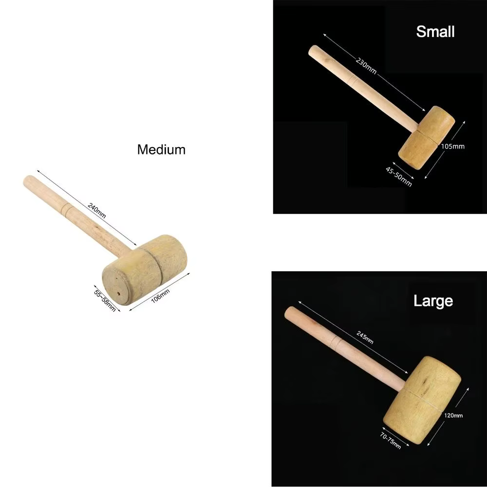 Marteau de menuiserie résistant aux chocs, fait à la main, durable, sûr et pratique, marteau en bois pour le bricolage
