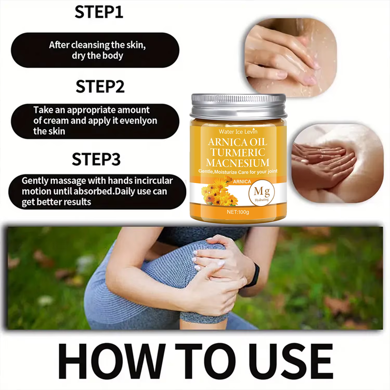 Baume Articulaire Doux à l'Arnica et Magnésium | Hydratation Apaisante pour le Confort Hivernal