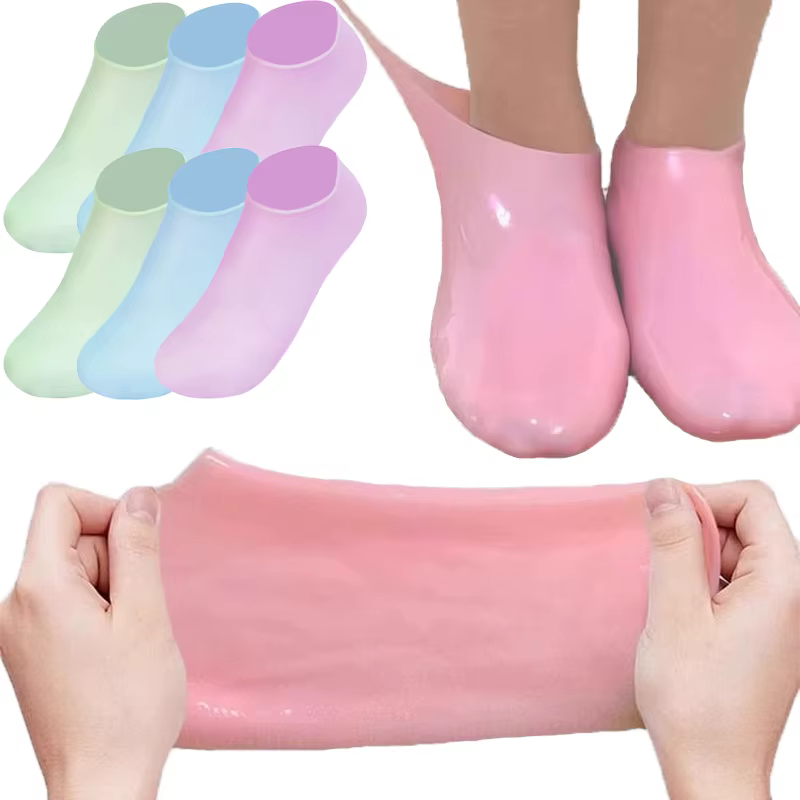 Chaussettes hydratantes pour pieds craquelés