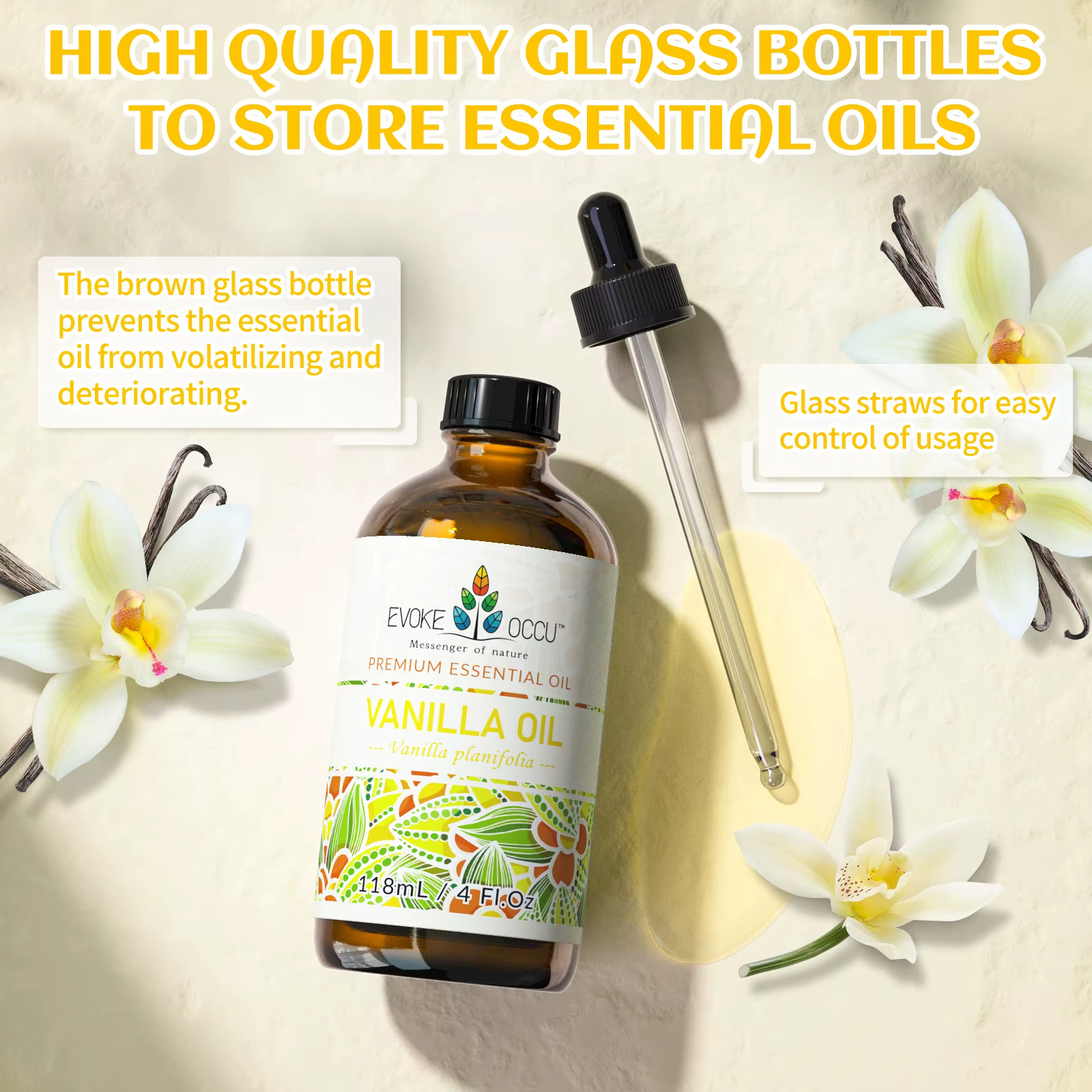 Huiles essentielles de vanille EVOKE OCCU