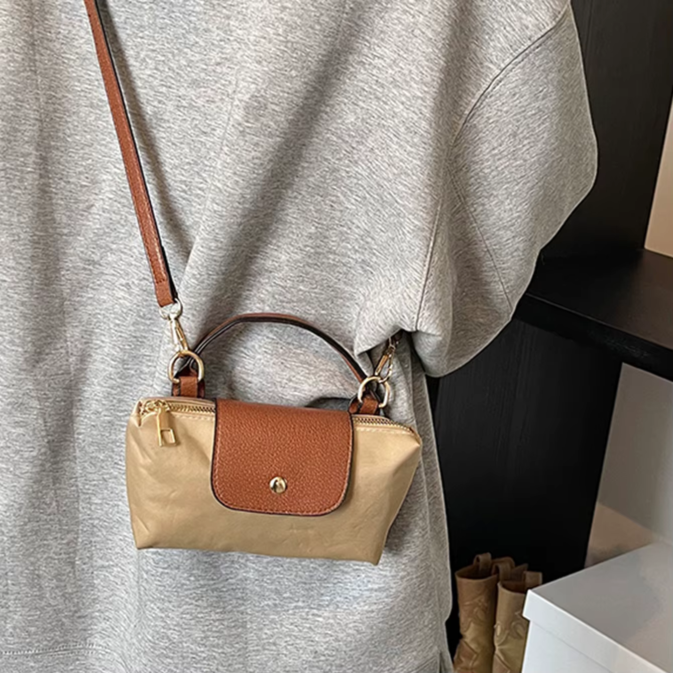 Sacs à bandoulière miniatures personnalisés pour femmes, sacs à main personnalisés, sacs à main chics et légers avec sangle réglable