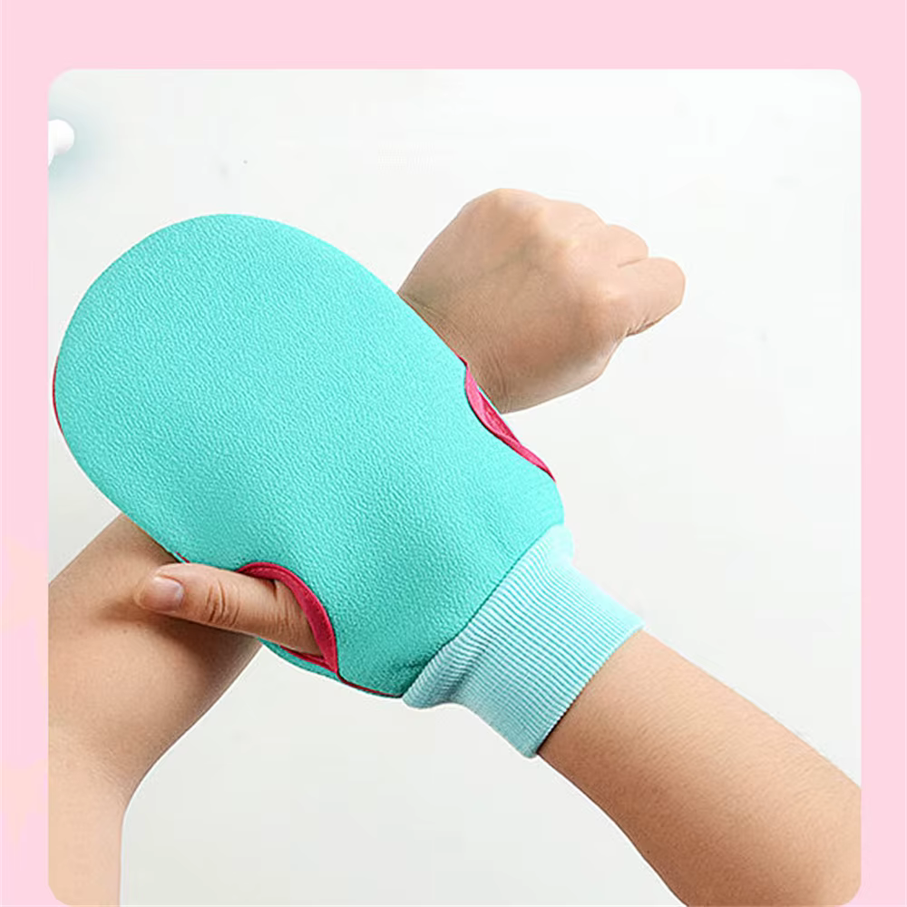 Gants exfoliants doubles