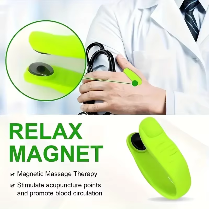 Clip d'acupression pour soulager la migraine et la tension - Massage du point