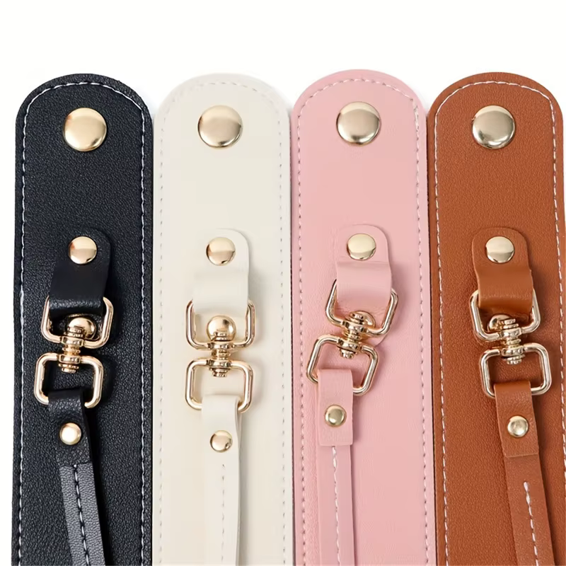 Sangle porte-gant en cuir Vintage avec fermoir, porte-serviettes en cuir pour sac à main, sangle pour chapeau, Camping en plein air pour femmes