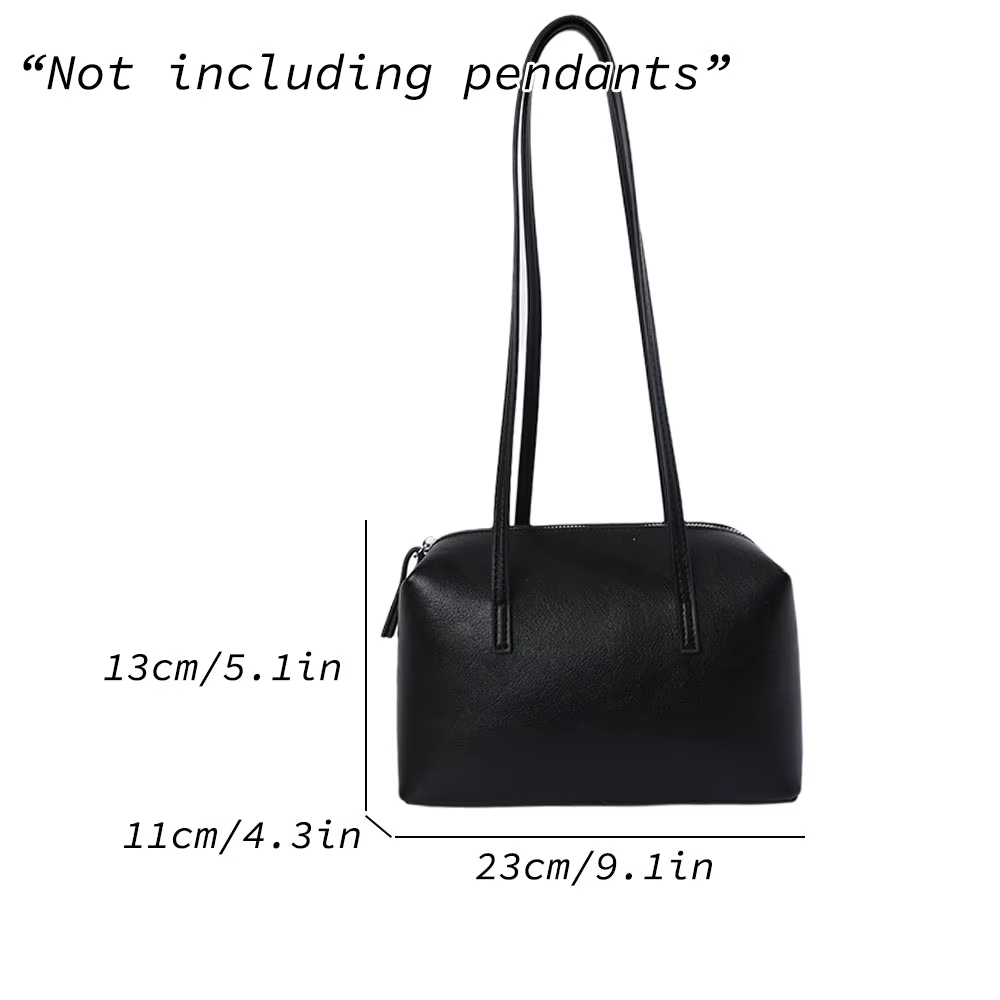 Sac de bowling portable pour femmes, sac sous le bras tendance et rétro, simple et de grande capacité. Sac à bandoulière