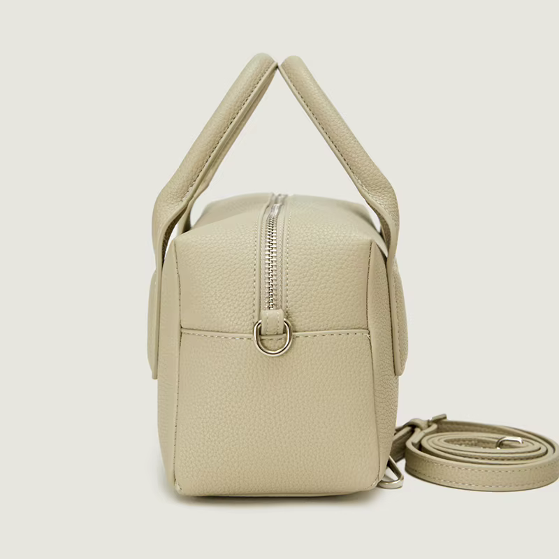 Mini sac Boston pour femme, sac à main à bandoulière simple en Pu, petit sac carré, disponible en trois couleurs, léger et polyvalent
