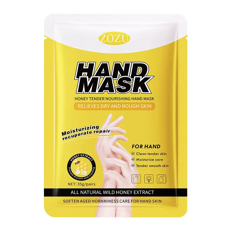 10 paires de masques pour les mains au miel