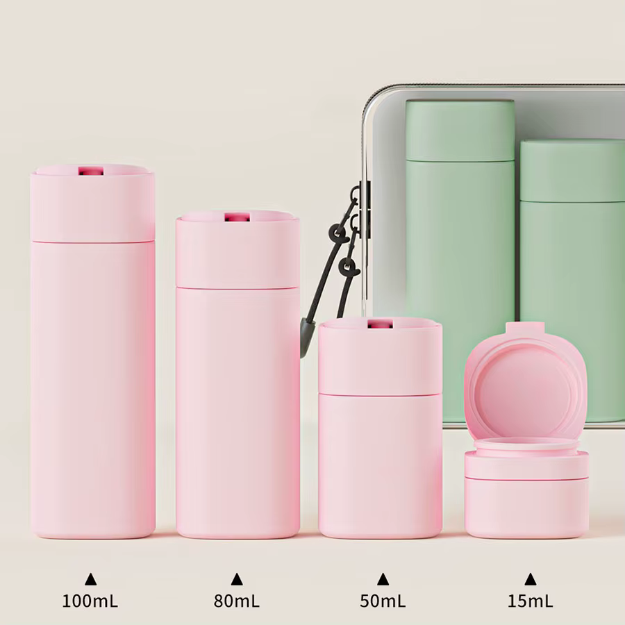Bouteilles distributrices de maquillage hydratant