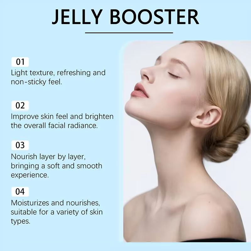 Lotion pour le corps de récupération de pigments de Booster de gelée