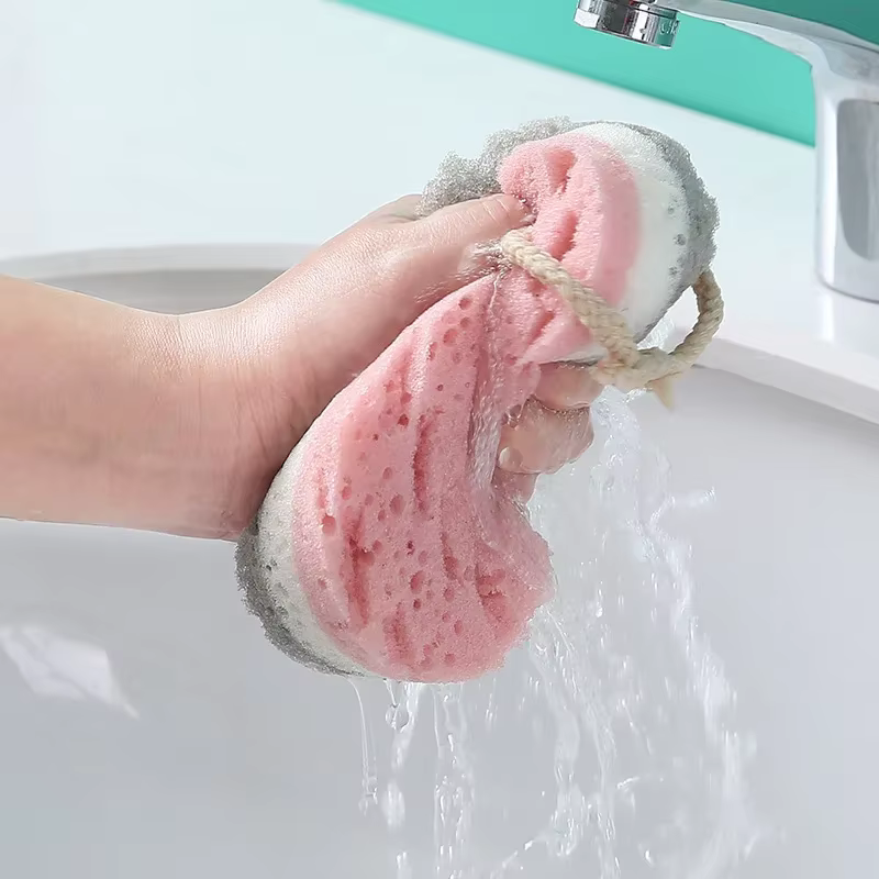 Gant de toilette doux pour le corps