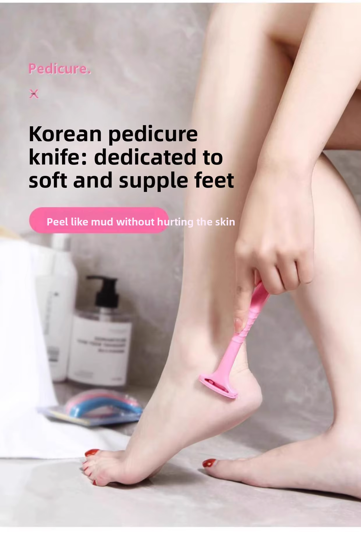 Couteau pour gratter les pieds
