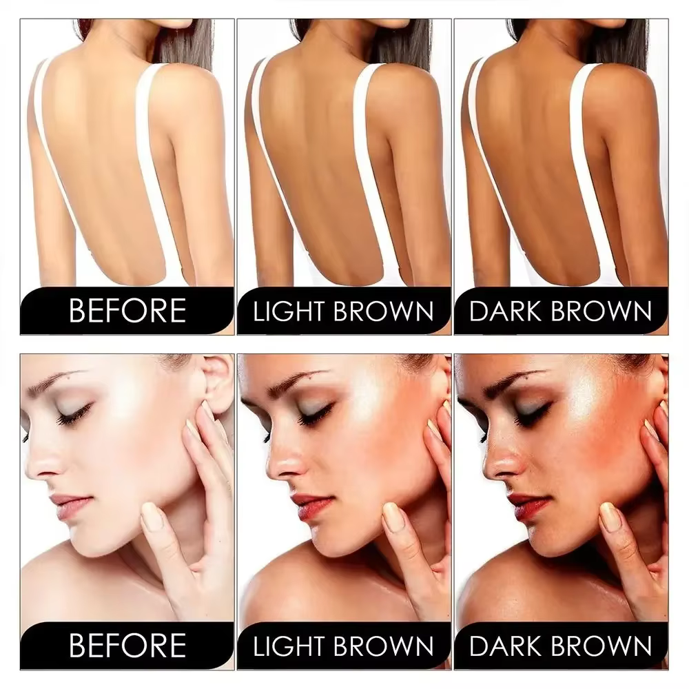 Crème bronzante naturelle pour le visage et le corps