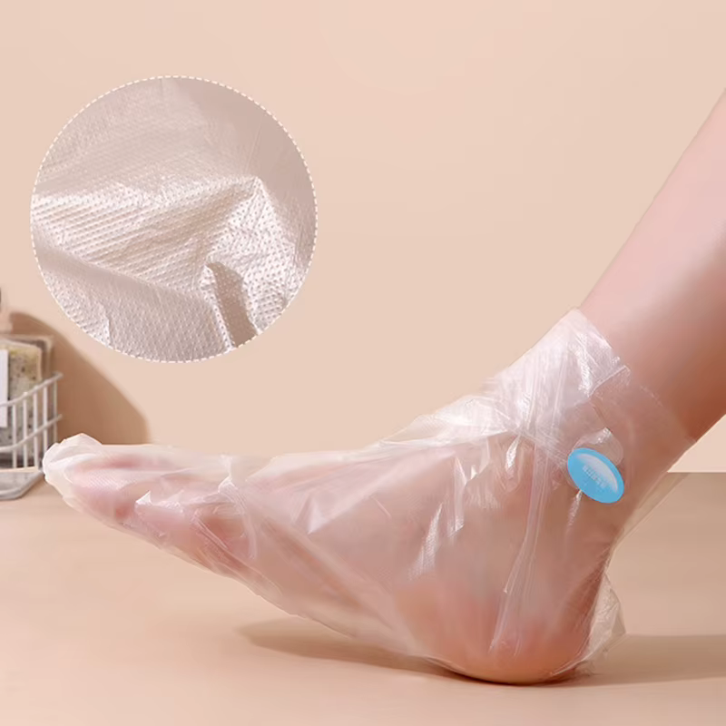 Chaussettes hydratantes jetables pour les pieds