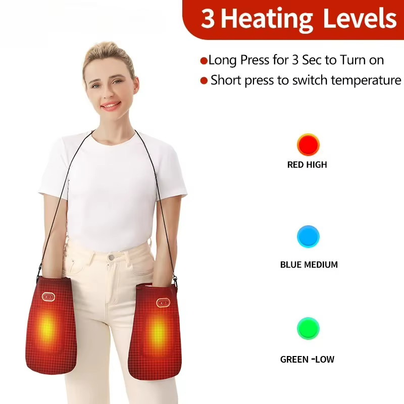 Gants chauffants électriques pour soulagement rapide de la douleur