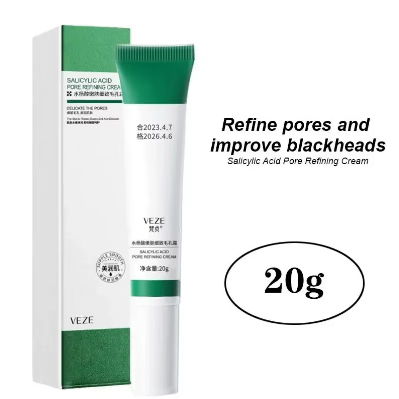 Crème de rétrécissement des pores à l'acide salicVAC