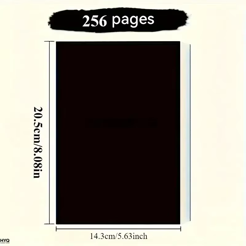 Bloc-notes A5 256 pages, carnet de croquis vierge, carnet de notes, journal scolaire, papeterie utile, fournitures de bureau