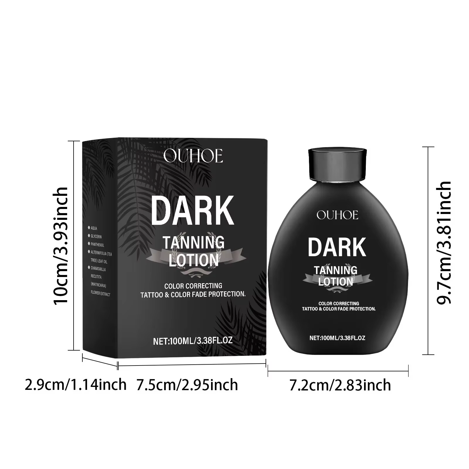 Lotion autobronzante bronzante longue durée blé foncé bronzant sans soleil pour visage corps solarium hydratant nourrir