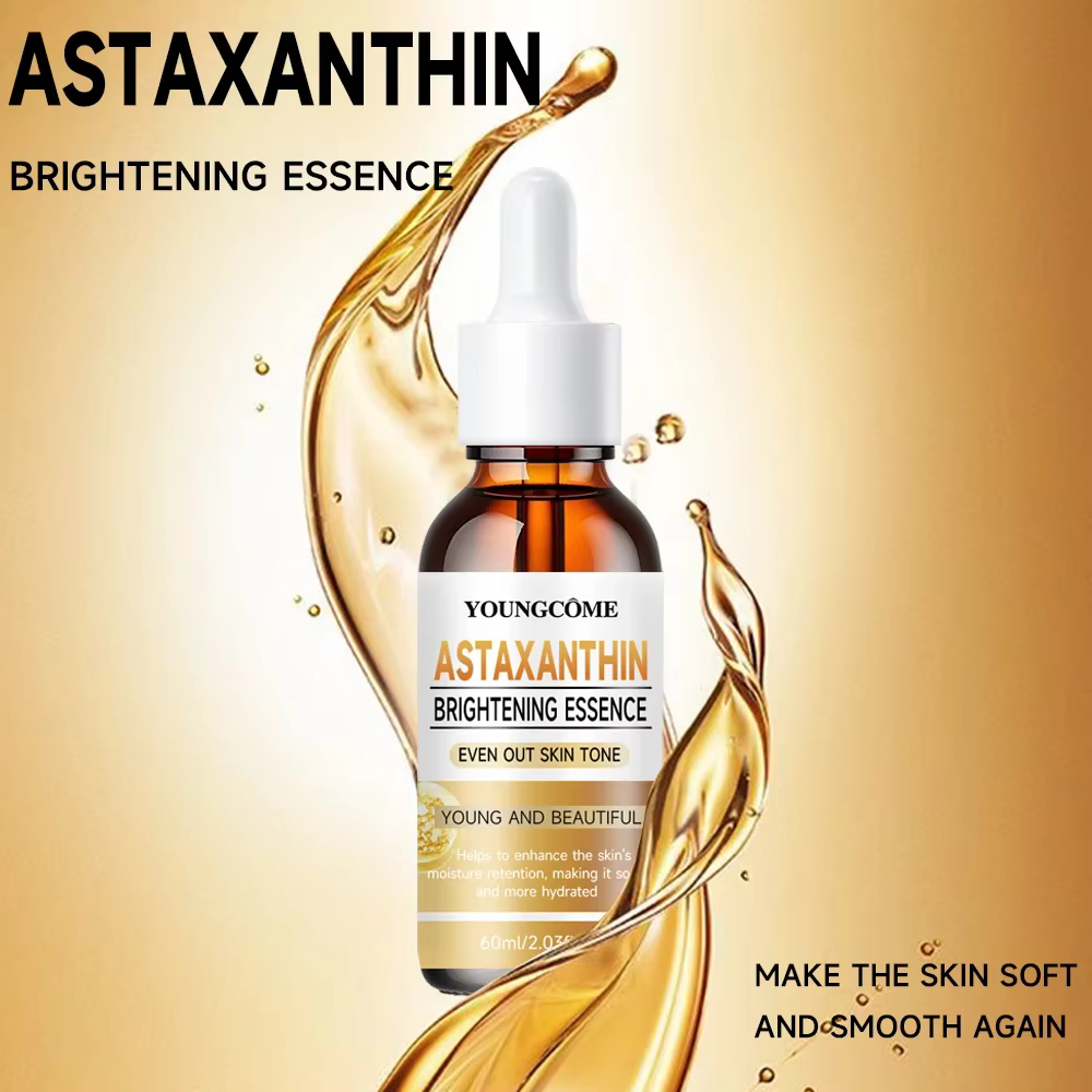 YOUNGCOME Astaxanthine raffermissant et hydratant Essence Anti-âge lisse les rides hydrate éclaircit resserre les soins de la peau